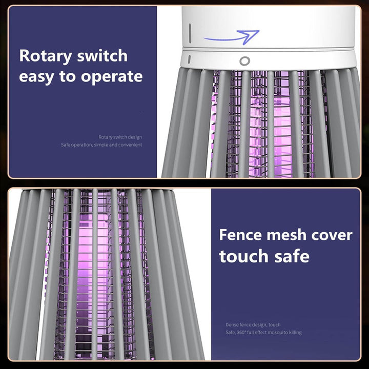 BowLift | Mosquito & Bug Killer Lamp - 2 Pack, UV Light Insect Trap for Indoor & Outdoor Use, Effective Pest Control Solution