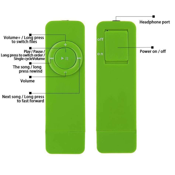 BowLift | MP3 Player U Disk Recorder 8/16GB - Music with Lossless HIFI Sound