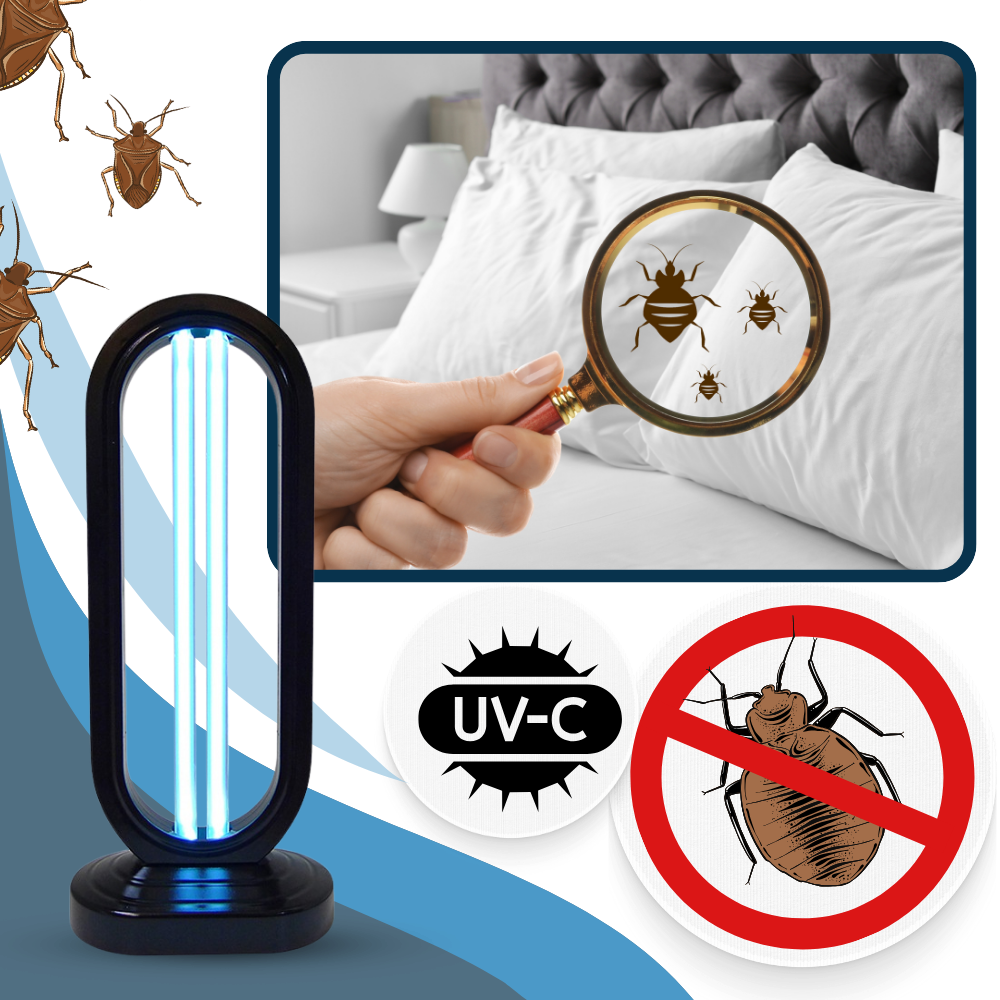 BowLift | Multi-Surface UV Disinfectant Bulb – Strongest Bed Bug Killer for Home & Travel Use