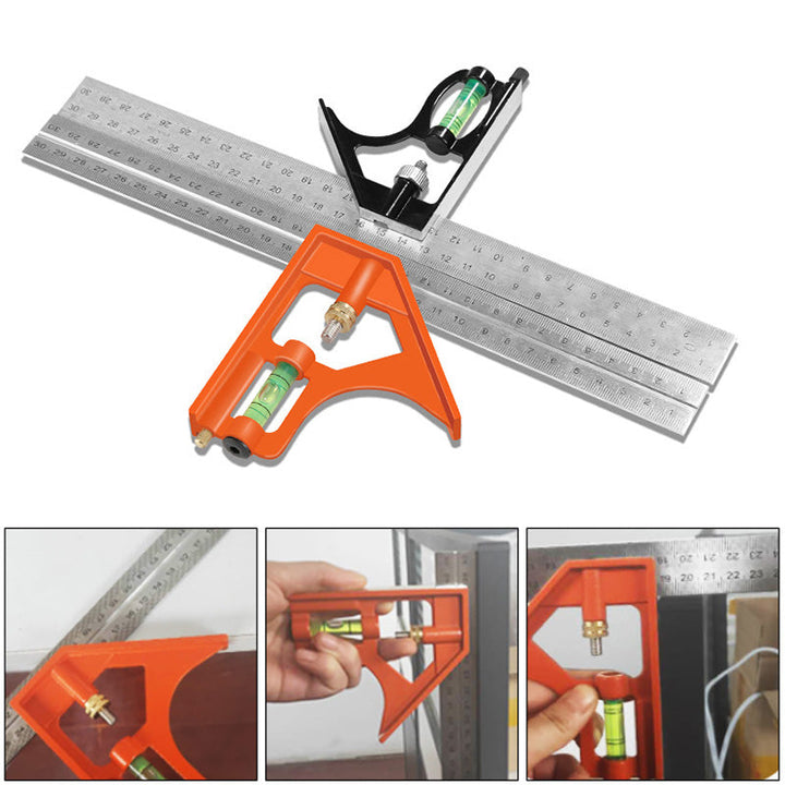 Multifunctional 90-degree and 45-degree angle ruler | Bowlift