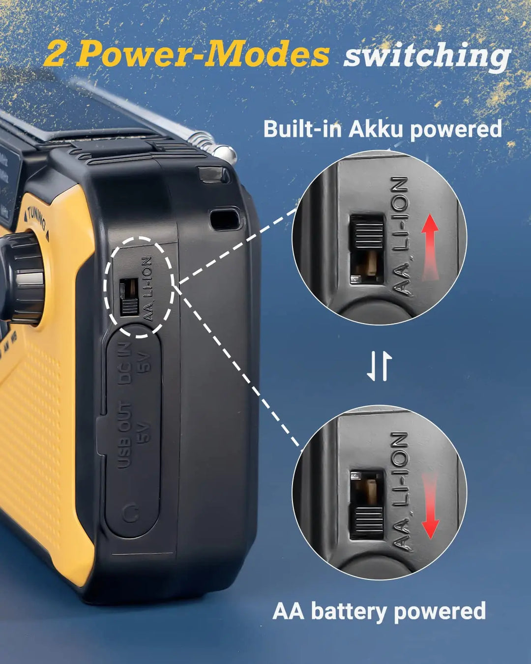 BowLift | Multifunctional Emergency Radio with Charging Options - SafeSignal