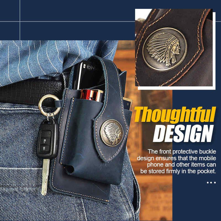 BowLift | Multifunctional Leather Mobile Phone Bag
