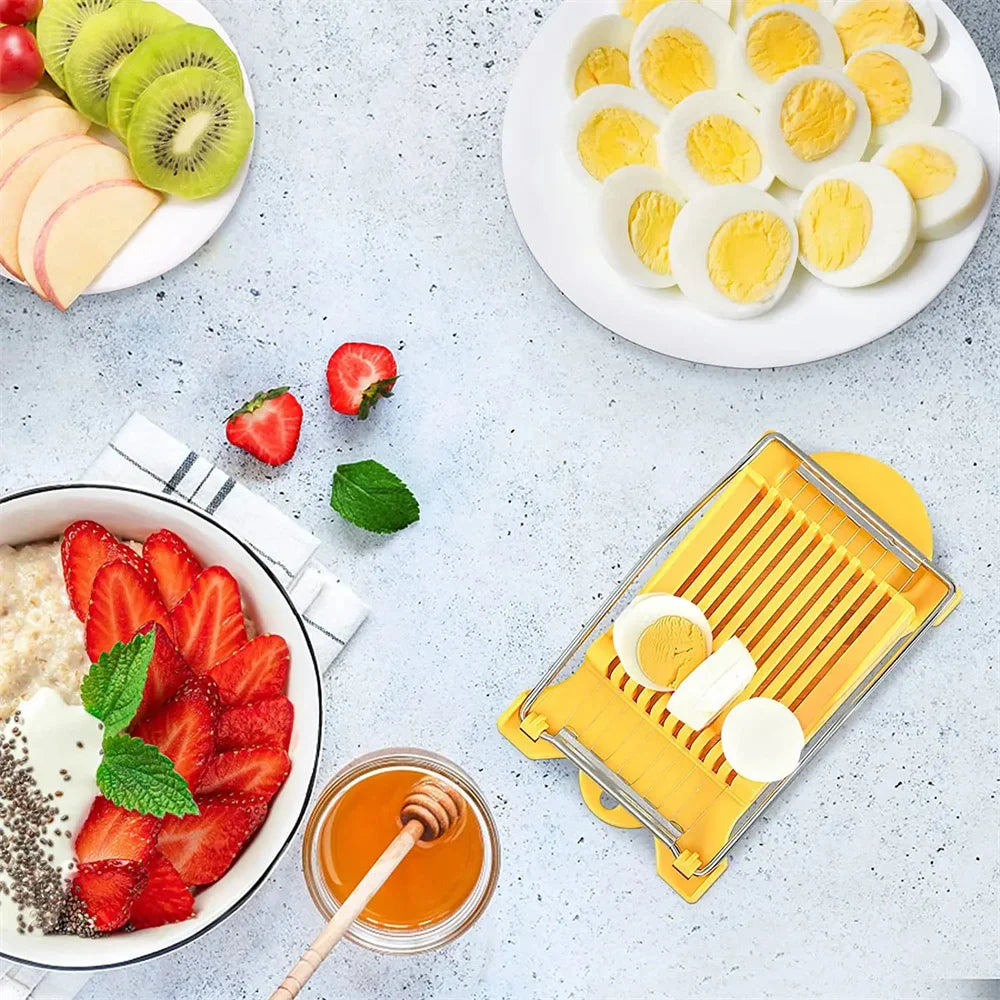 Multifunctional Luncheon Meat Egg Cutter Stainless Steel Food Slicer | Bowlift