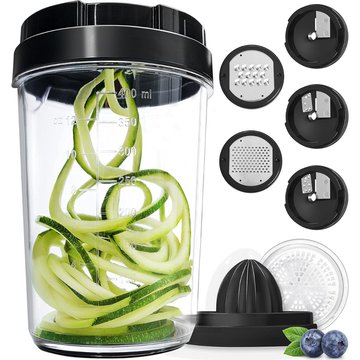 BowLift | Multifunctional Vegetable Spiral Slicer with Stainless Steel Blade