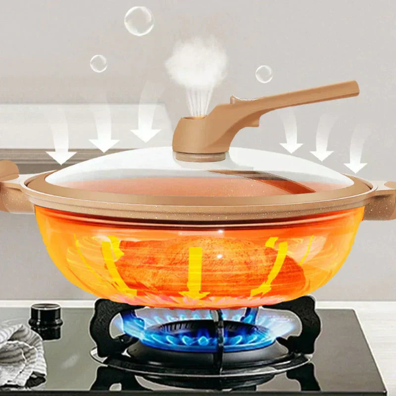 BowLift | Multifunctional Wok Pan with Non-Stick Coating - CookFlex