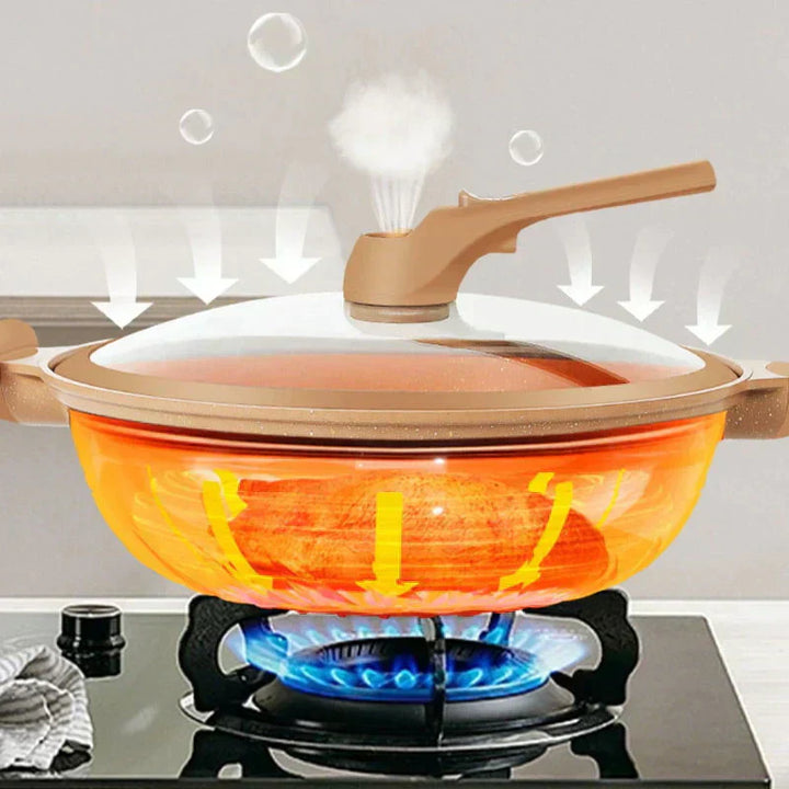 BowLift | Multifunctional Wok Pan with Non-Stick Coating - CookFlex