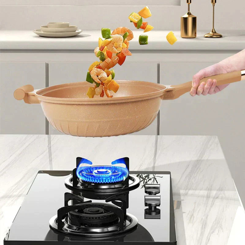 BowLift | Multifunctional Wok Pan with Non-Stick Coating - CookFlex