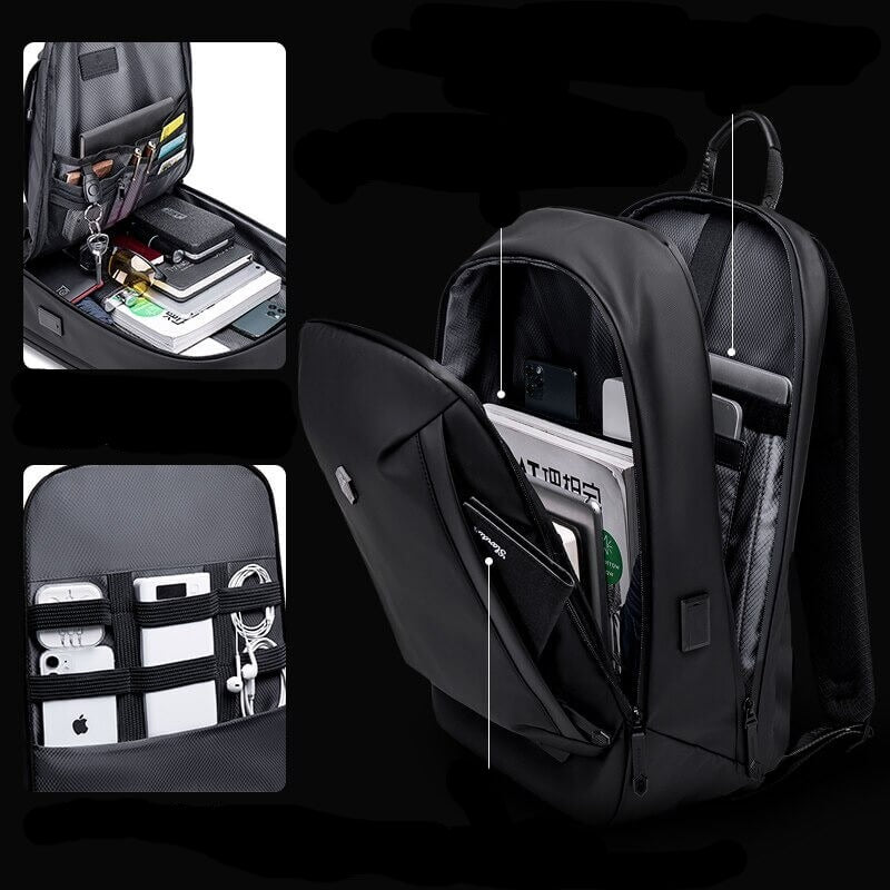 Water-Resistant Multi-Compartment Backpack – Lightweight Outdoor & Travel Use | Bowlift