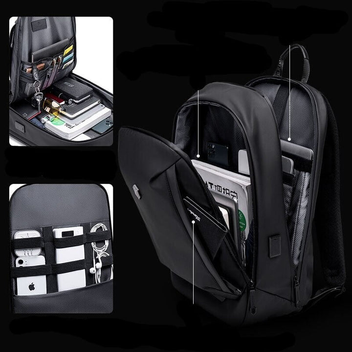 Water-Resistant Multi-Compartment Backpack – Lightweight Outdoor & Travel Use | Bowlift
