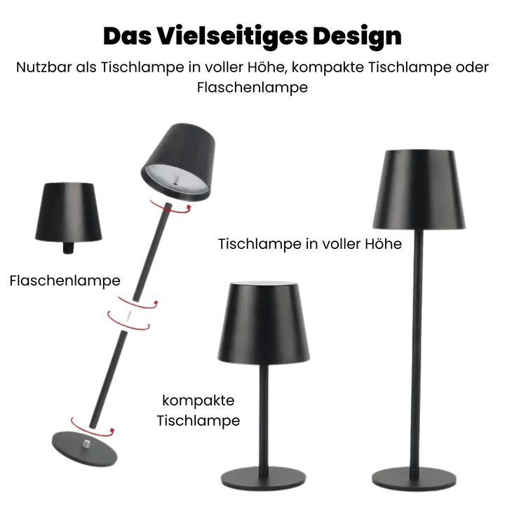 BowLift | LED Table Lamp – Wireless, Touch Control & Dimmable Light