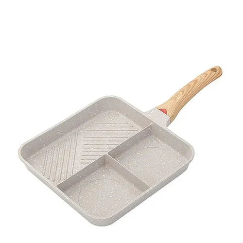 Multipurpose 3 in 1 Breakfast Skillets Cooking Pots 9inch Nonstick Pan | Bowlift