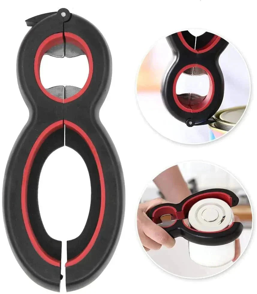 6-in-1 kitchen opener for bottles & jars | Bowlift