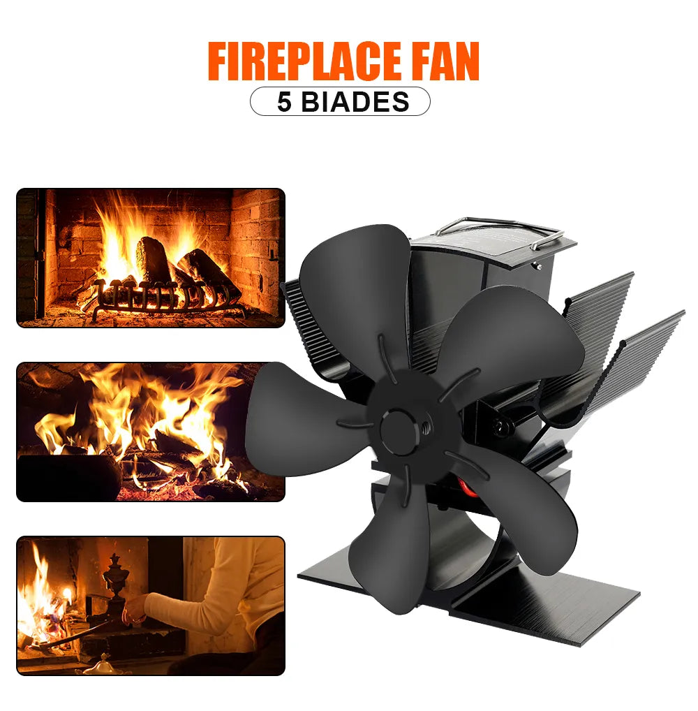 BowLift | Best Wood Burner Stove Fan for Log Burning Fire Stove