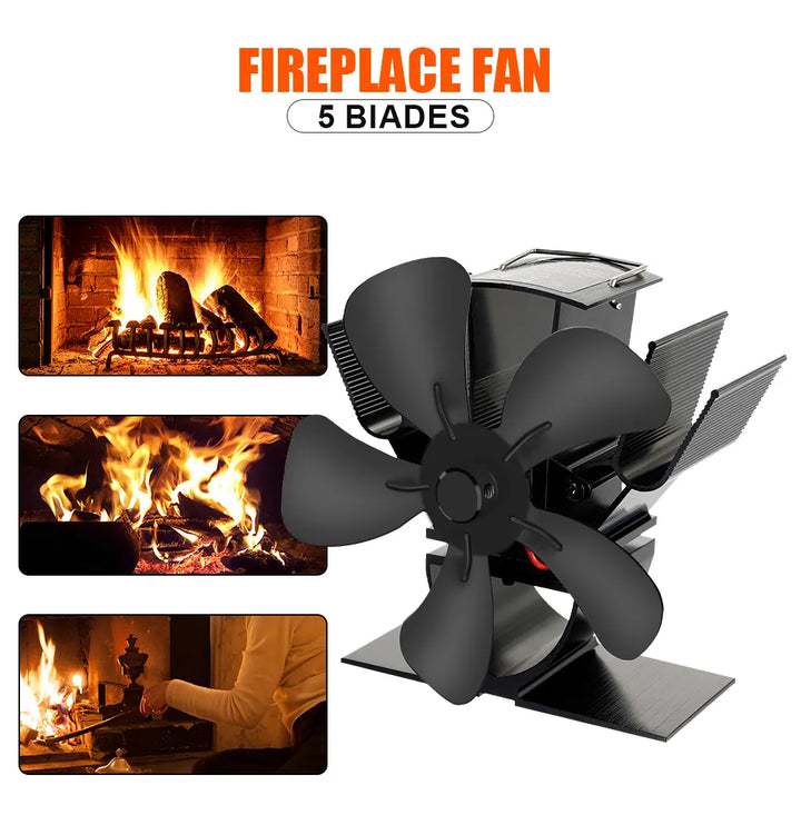BowLift | Best Wood Burner Stove Fan for Log Burning Fire Stove