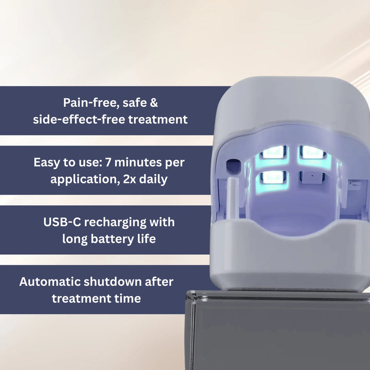 BowLift | Ultraviolet Light for Nail Fungus Therapy Device | Portable, Easy-to-Use & Effective for Home Treatment
