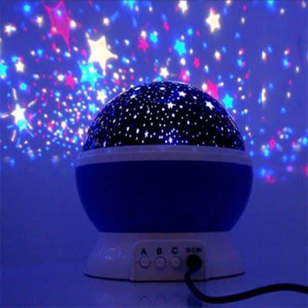 Beautiful night light with starry sky | Bowlift