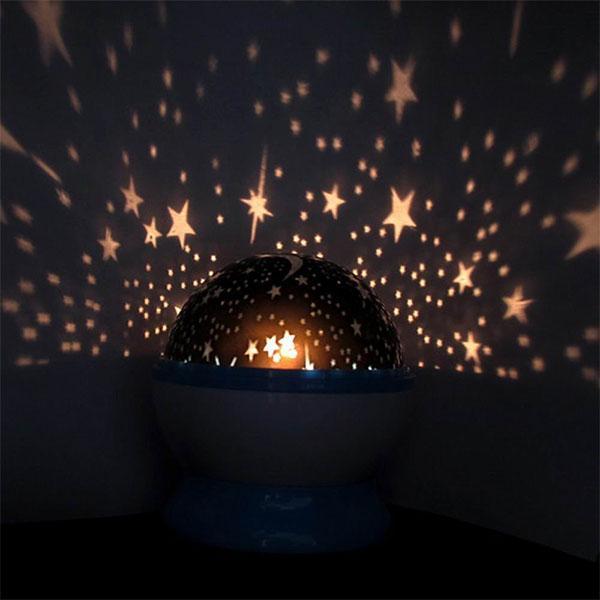 Beautiful night light with starry sky | Bowlift