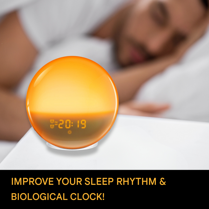 BowLift | Natural Alarm Clock Radio with Wake-Up Light - GlowRise