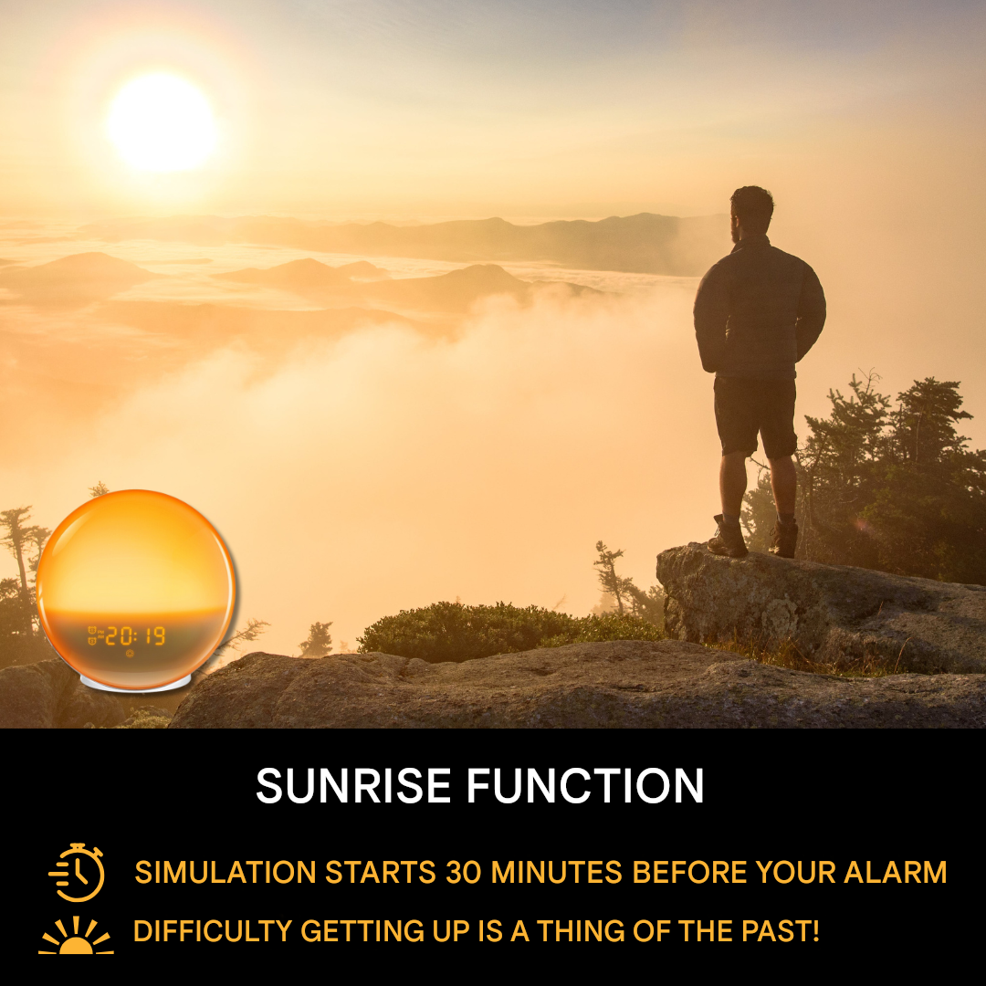 BowLift | Natural Alarm Clock with Wake-up Light - GlowRise