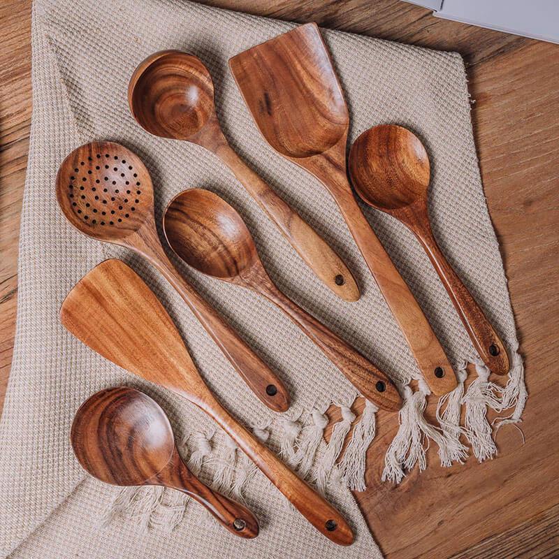 BowLift | Natural Wooden Kitchen Set - RustiCook