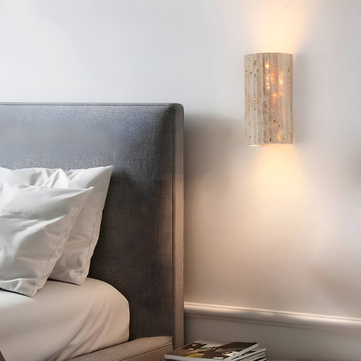 BowLift | Natural Stone Wall Lamp in Elegant Style