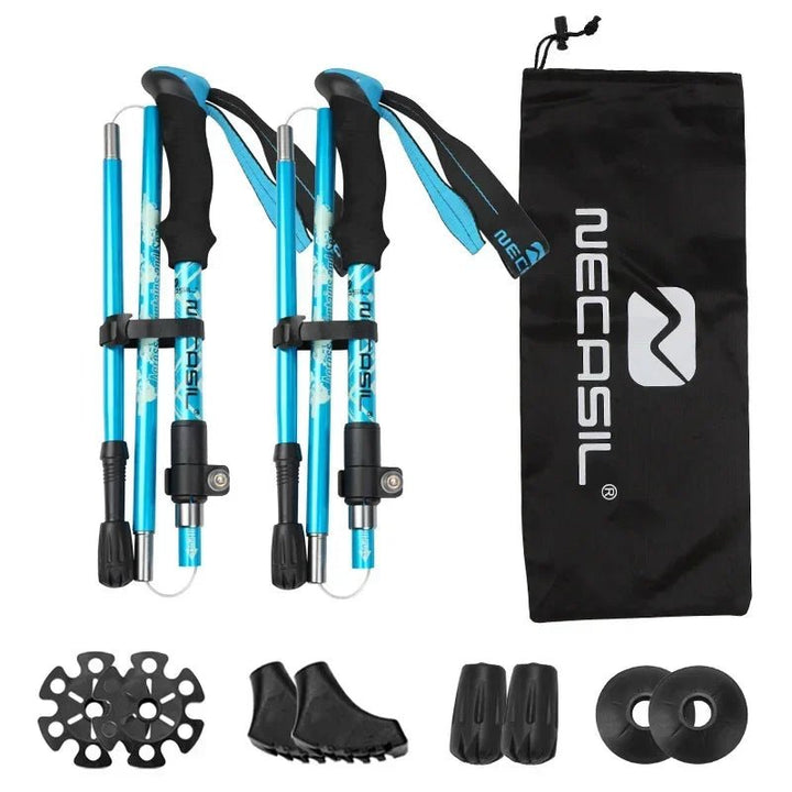BowLift | NECASIL – Collapsible Trekking Poles for Stable Hiking Support