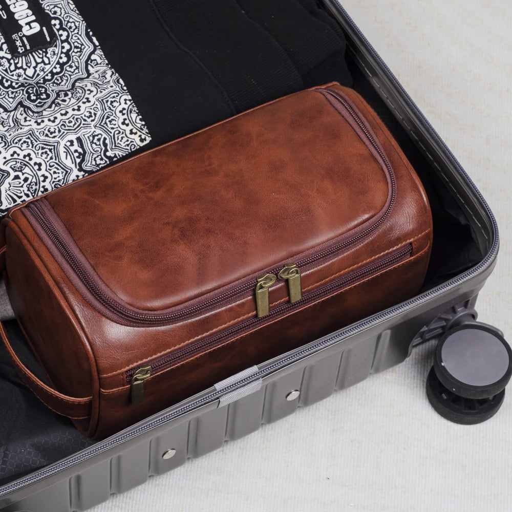 BowLift | Premium Travel Toiletry Bag made of Leather