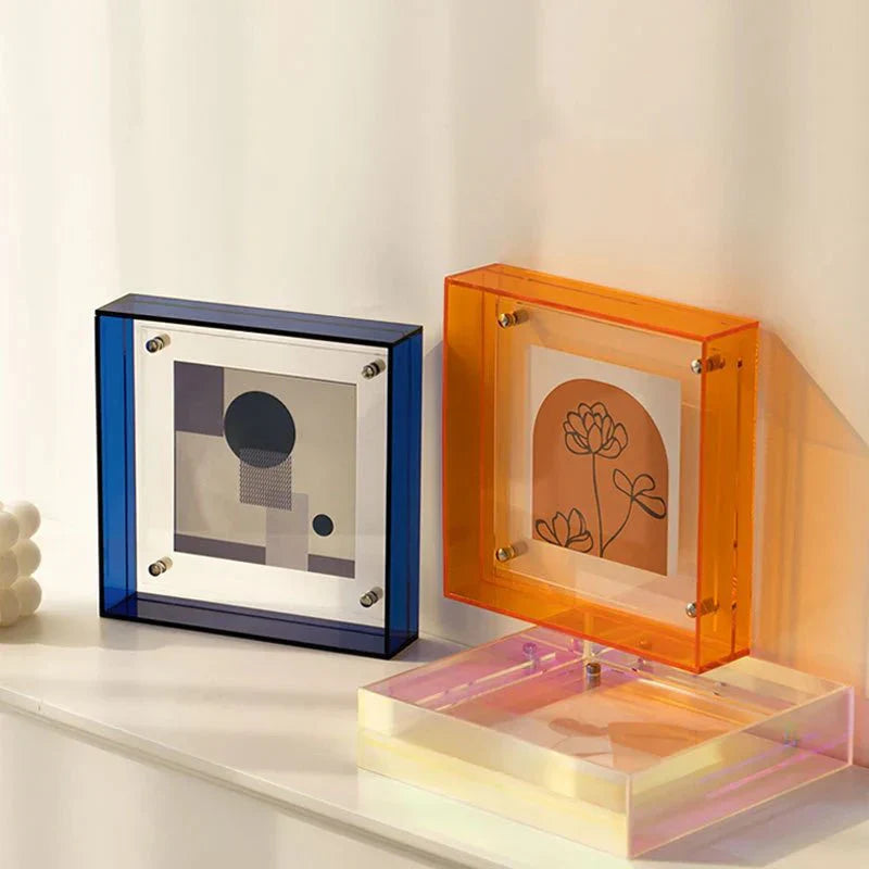 BowLift | Neon Acrylic Floating Picture Frame