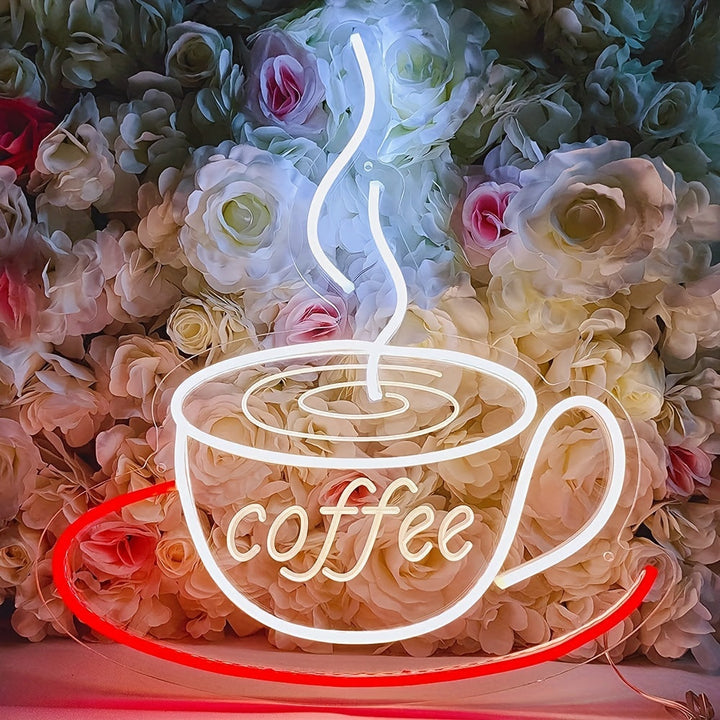 BowLift | Neon Coffee Lamp for Wall Decoration – Nina