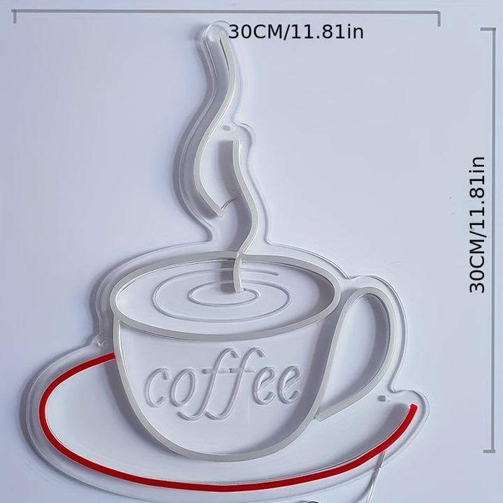 BowLift | Neon Coffee Lamp for Wall Decoration – Nina