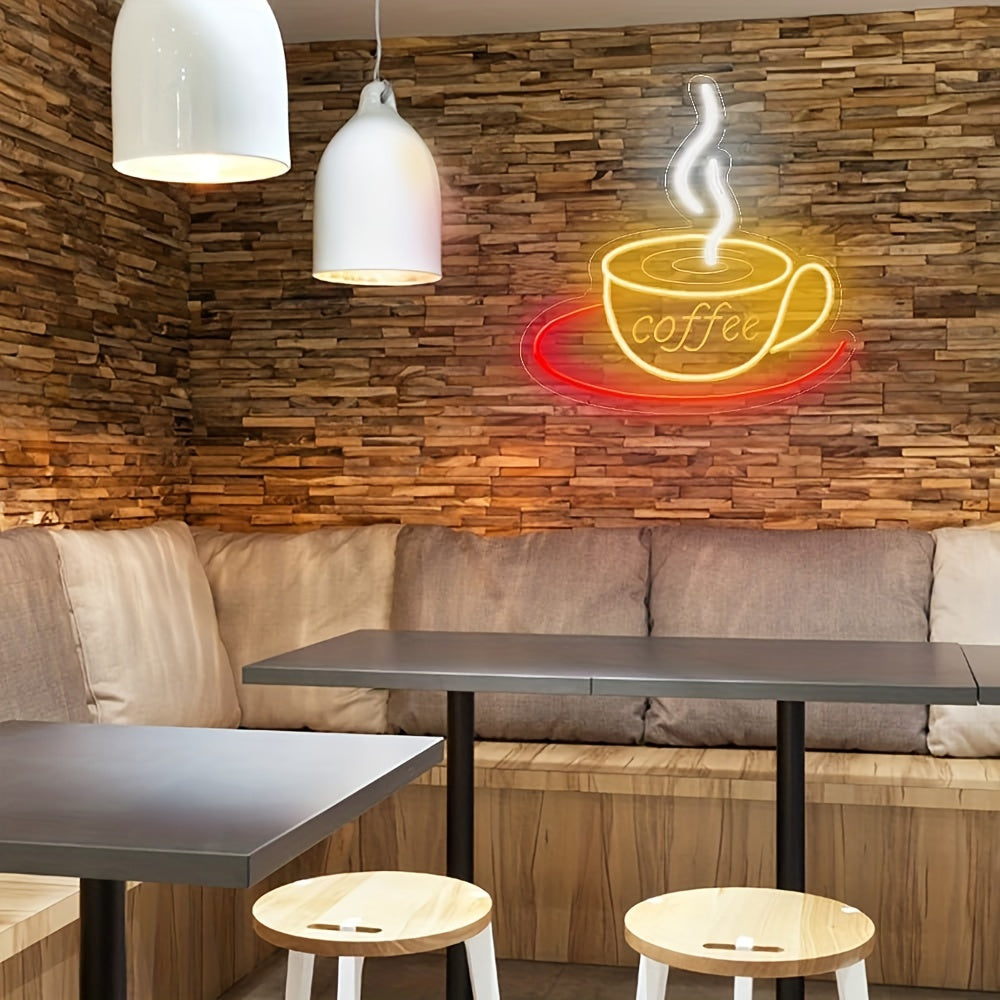 BowLift | Neon Coffee Lamp for Wall Decoration – Nina