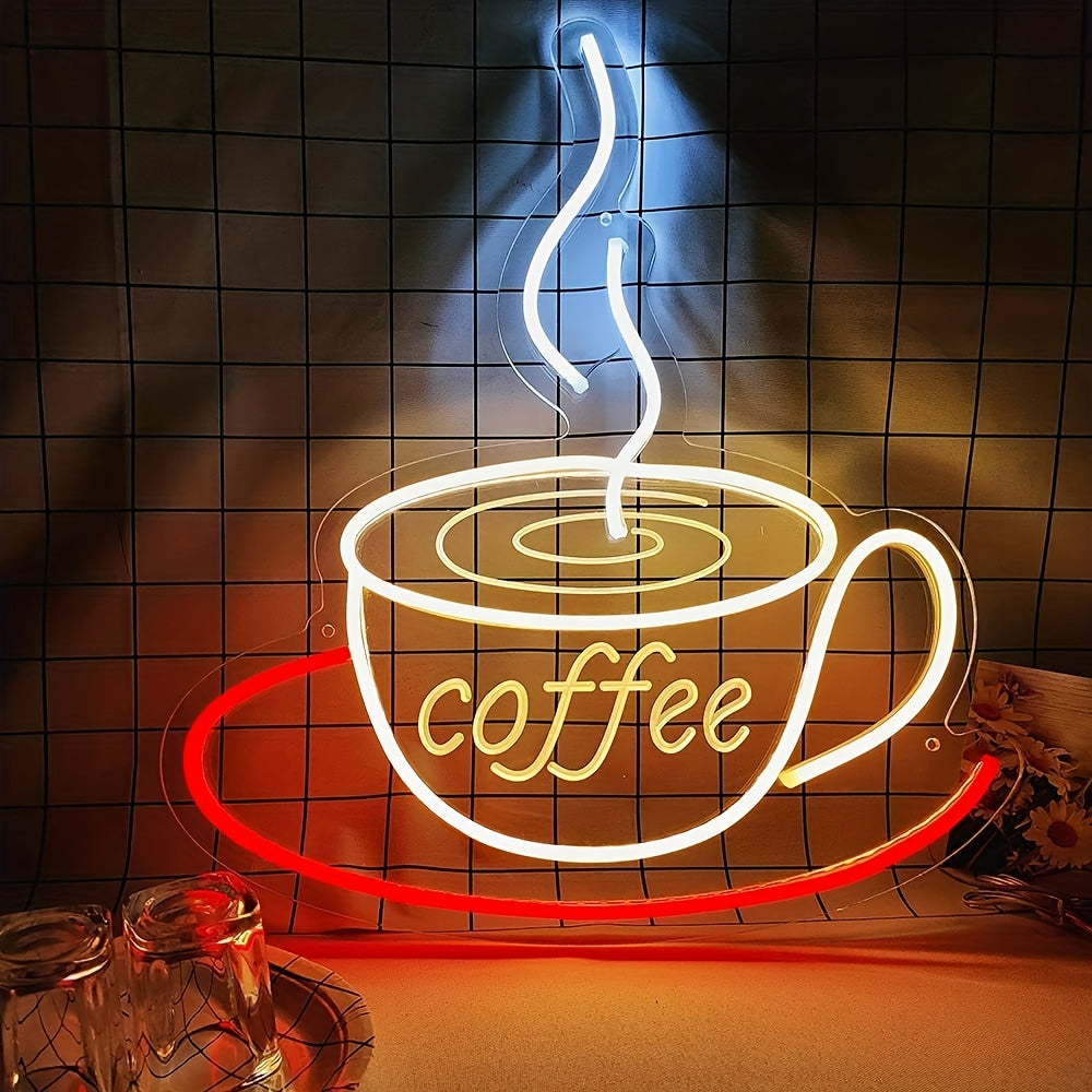 BowLift | Neon Coffee Lamp for Wall Decoration – Nina