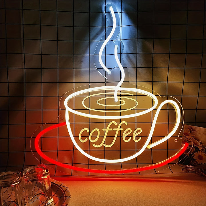 BowLift | Neon Coffee Lamp for Wall Decoration – Nina