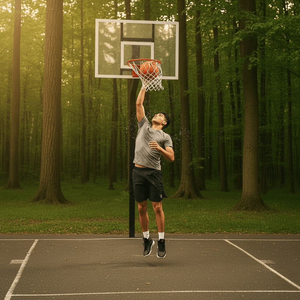 BowLift | NETFORCE – Heavy Duty Basketball Net for Outdoor Hoops