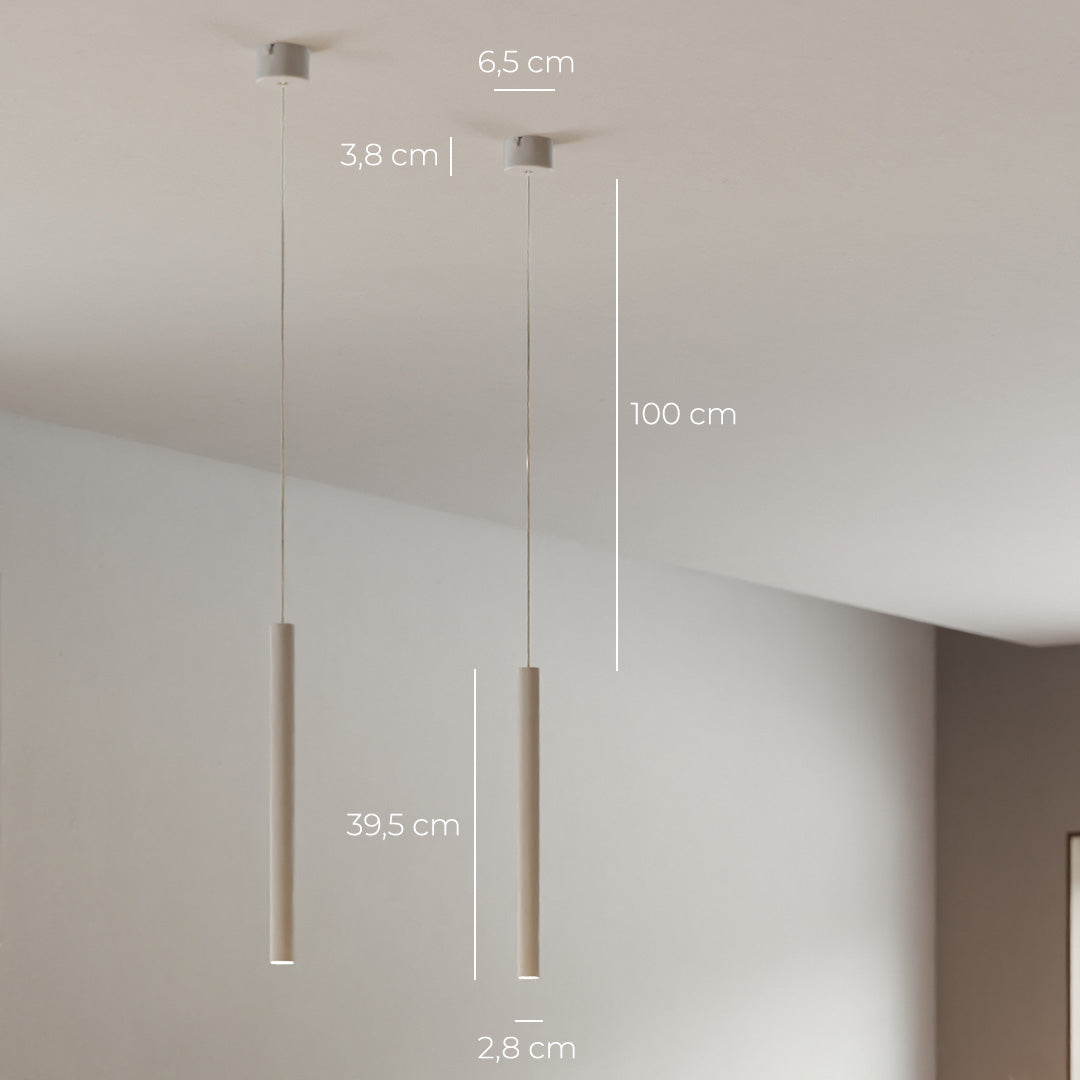 BowLift | RayAura Minimalistic LED Pendant Light | Modern Design | Elegant Ceiling Lamp for Living Room & Office