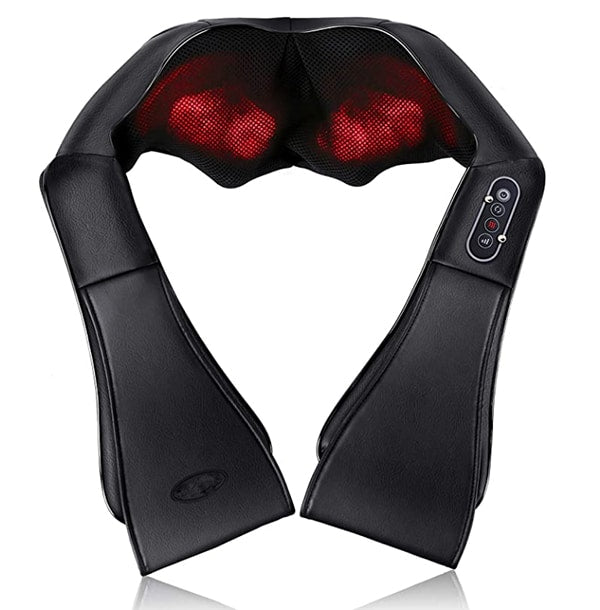 BowLift | RelaxPro Massage Cushion – Shiatsu Heat Cushion for Neck, Shoulders, and Back