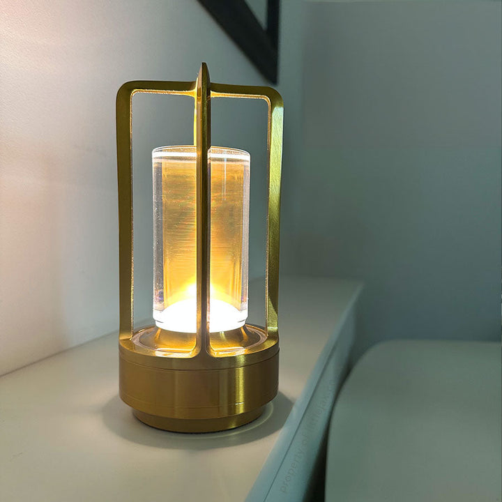 Wireless Vintage Lantern Table Lamp | Bowlift