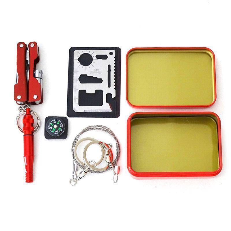 Portable SOS survival kit with 8 tools | Bowlift