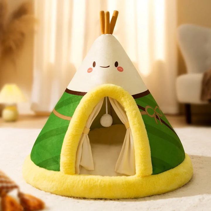 BowLift | Cat Bed Tent in Soft Fleece Fabric