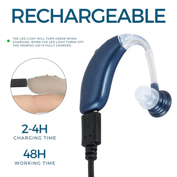 Rechargeable hearing assistance device for adults | Bowlift