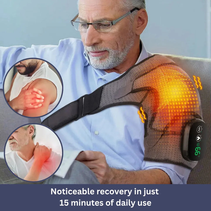 BowLift | Shoulder Massage Device | Heat Therapy, Adjustable Intensity & Ideal for Muscle Relaxation
