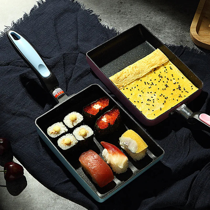 Non stick Frying Pan Tamagoyaki Omelette Egg Pan Kitchen Gas Cooker | Bowlift