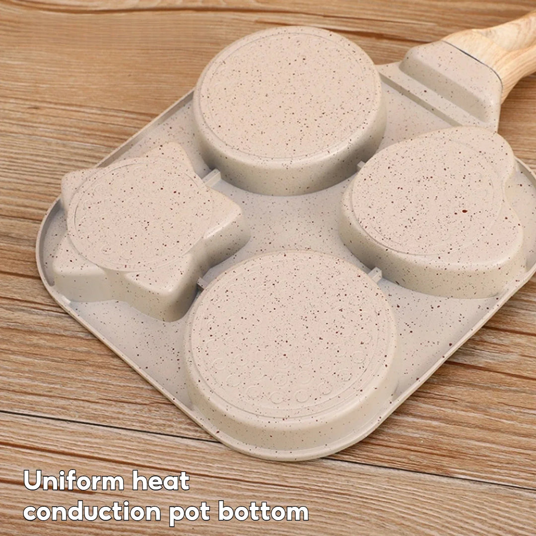 Non stick Mini Breakfast Frying Pan Medical Stone Three shapes | Bowlift