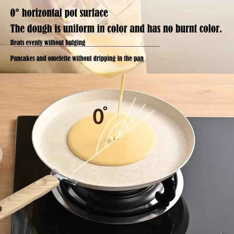Non Stick Omelet Pan Pizza Cooking Induction Gas Stove Frying Pan | Bowlift