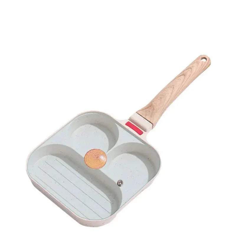 Nonstick Egg Frying Pan with Lid Kitchen Breakfast Grill Skillet | Bowlift