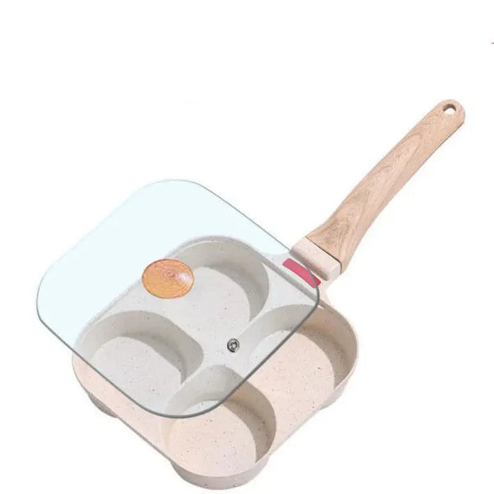 Nonstick Egg Frying Pan with Lid Kitchen Breakfast Grill Skillet | Bowlift