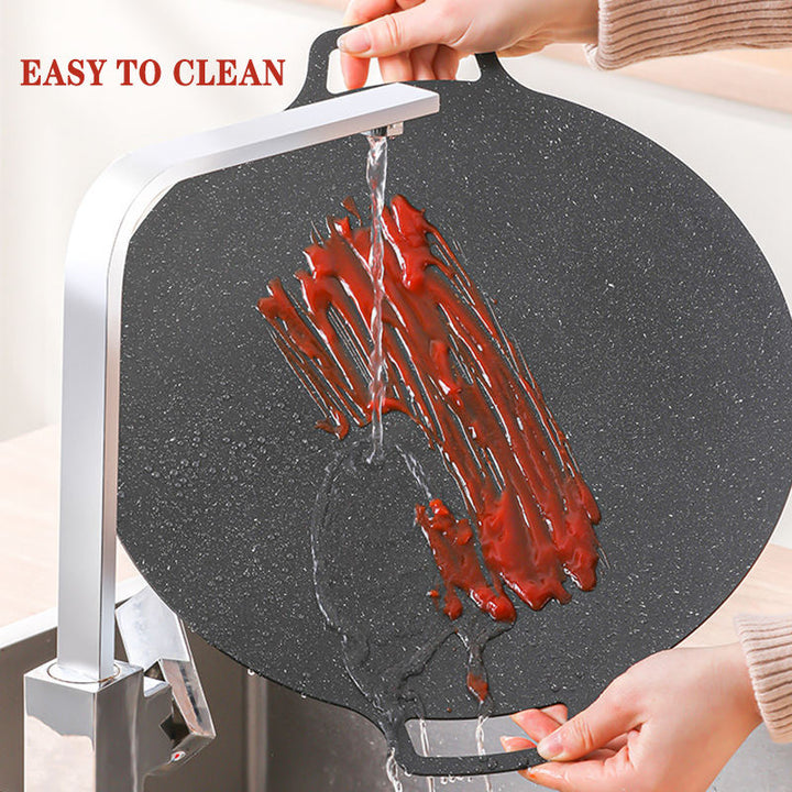 Nonstick Frying Pan Outdoor Cast Iron BBQ Plate Camping Grill Pan | Bowlift