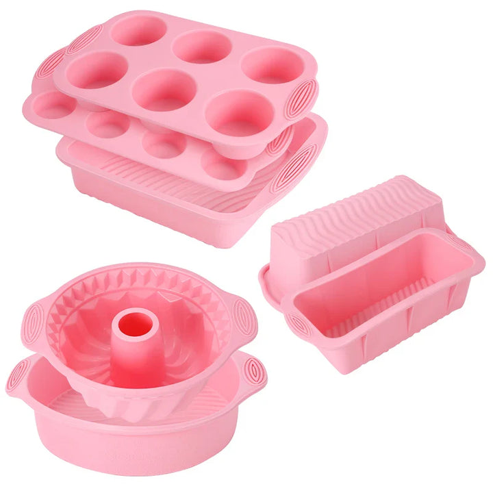 Nonstick Silicone Bakeware Cake Muffin Bread Baking Molds Accessories | Bowlift