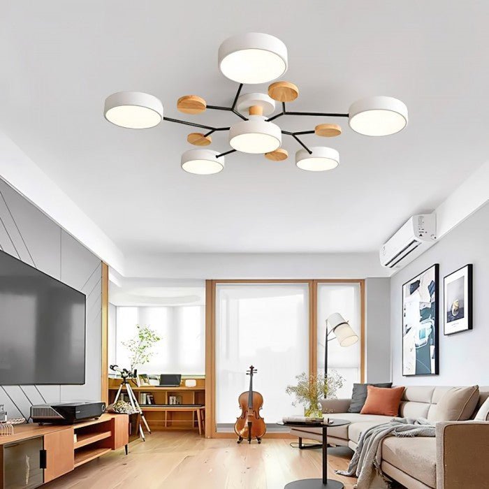 BowLift | Branching LED Ceiling Lamp - NordicGlow