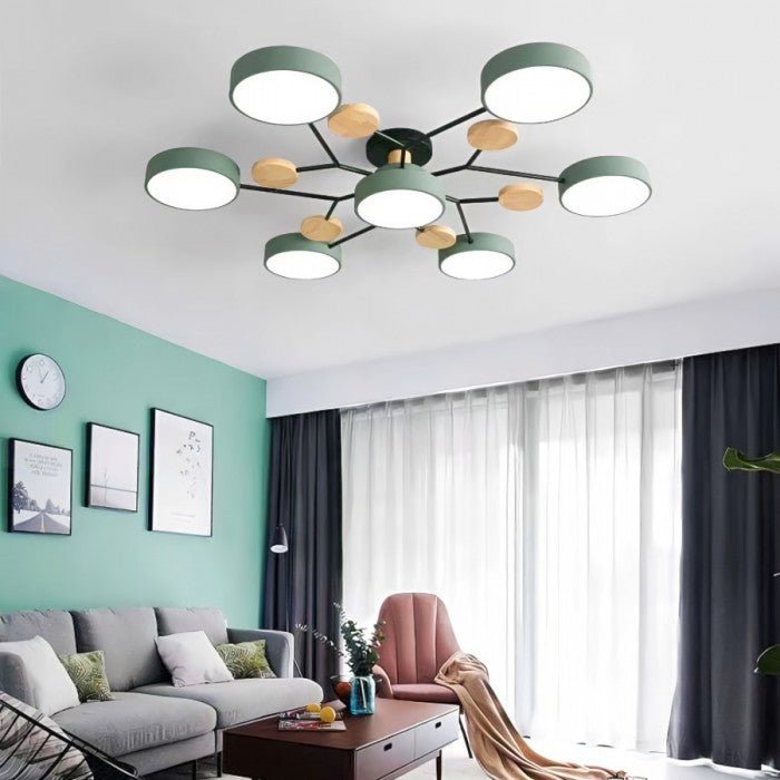 Branched LED Ceiling Lamp - NordicGlow | Bowlift